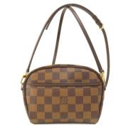 Louis Vuitton Vintage Pre-owned Canvas axelremsvskor Brown, Dam