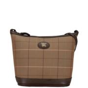 Burberry Vintage Pre-owned Tyg axelremsvskor Brown, Dam