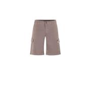 Moorer Silkes Cargo Bermuda Shorts Beige, Herr