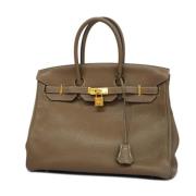 Hermès Vintage Pre-owned Tyg handvskor Brown, Dam