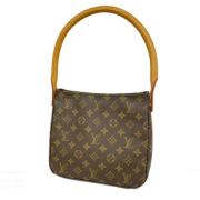 Louis Vuitton Vintage Pre-owned Canvas axelremsvskor Brown, Dam