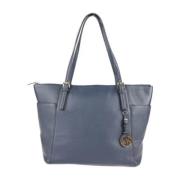 Michael Kors Pre-owned Pre-owned Tyg totevskor Blue, Dam