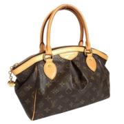 Louis Vuitton Vintage Pre-owned Tyg louis-vuitton-vskor Brown, Dam