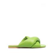 JW Anderson Platt Twist Sandal Green, Dam