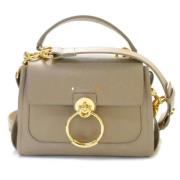 Chloé Pre-owned Pre-owned Tyg axelremsvskor Beige, Dam