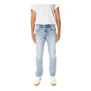 G-star Straight Fit Mid Waist Jeans Blue, Herr