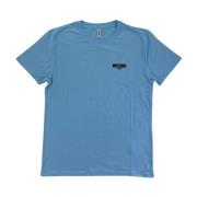 Moschino Herr Logo Swim Tee Blue, Herr