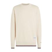 Tommy Hilfiger GS Tipped Sweatshirt White, Herr