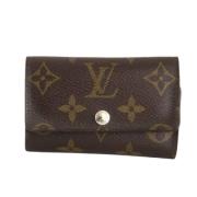 Louis Vuitton Vintage Pre-owned Canvas nyckelhllare Brown, Dam