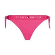 Tommy Hilfiger Fräck Side Tie Bikini Badkläder Kvinnor Pink, Dam