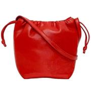 Loewe Pre-owned Pre-owned Tyg axelremsvskor Red, Dam