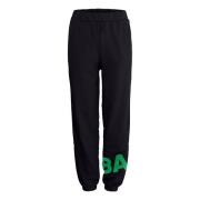 Ball Flock Sweat Pants Svart Black, Dam