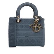 Dior Vintage Pre-owned Canvas dior-vskor Blue, Dam