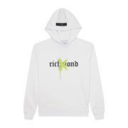 John Richmond Dam Sweatshirt Mode Stil White, Dam