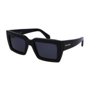 Salvatore Ferragamo Geometriska solglasögon Sf1108S Black, Unisex