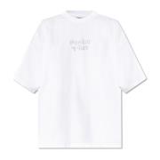 Vetements T-shirt med logotyp White, Herr