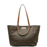 Michael Kors Pre-owned Pre-owned Tyg handvskor Brown, Dam