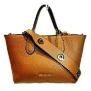 Michael Kors Pre-owned Pre-owned Tyg handvskor Brown, Dam