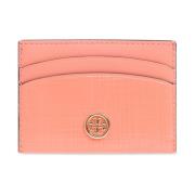 Tory Burch Läderkorthållare Pink, Dam