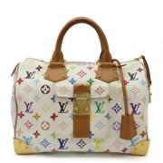 Louis Vuitton Vintage Pre-owned Tyg louis-vuitton-vskor Beige, Dam