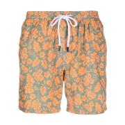 Barba Polyester Badshorts med Sidofickor Multicolor, Herr