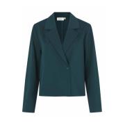 Masai Klassisk Svart Blazer Jacka Black, Dam