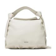 Calvin Klein Mjuk Nappa Crossbody Väska Beige, Dam