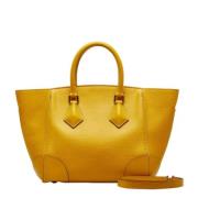 Louis Vuitton Vintage Pre-owned Tyg louis-vuitton-vskor Yellow, Dam