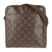 Louis Vuitton Vintage Pre-owned Canvas axelremsvskor Brown, Dam