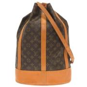 Louis Vuitton Vintage Pre-owned Canvas axelremsvskor Brown, Dam