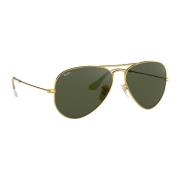 Ray-Ban Aviator Solglasögon Metall Kristall Stil Yellow, Herr