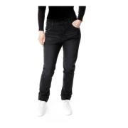 Replay Slim-Fit Boyfriend Jeans Black, Dam