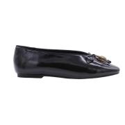 Kurt Geiger Eleganta Ballerinaskor med Ponche Detalj Black, Dam