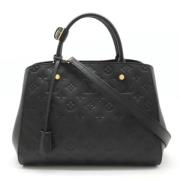 Louis Vuitton Vintage Pre-owned Tyg louis-vuitton-vskor Black, Dam