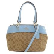 Coach Pre-owned Pre-owned Plast handvskor Beige, Dam