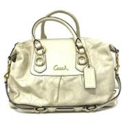 Coach Pre-owned Pre-owned Tyg handvskor Beige, Dam