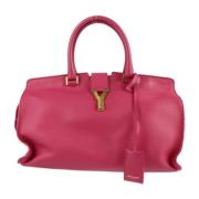 Yves Saint Laurent Vintage Pre-owned Tyg handvskor Pink, Dam