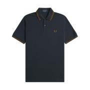 Fred Perry Klassiskt Poloshirt Nattgrön/Karamell Black, Herr