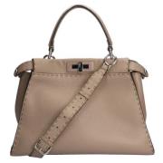 Fendi Vintage Pre-owned Tyg fendi-vskor Gray, Dam