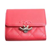 Chanel Vintage Pre-owned Laeder plnbcker Pink, Dam