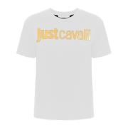 Just Cavalli Snygga T-shirts och Polos White, Dam