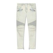 Balmain Jeans med logotyp Blue, Herr