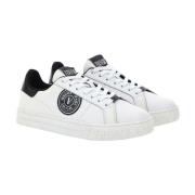 Versace Jeans Couture Vita Sneakers för en Stilren Look White, Herr