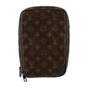 Louis Vuitton Vintage Pre-owned Tyg louis-vuitton-vskor Brown, Dam