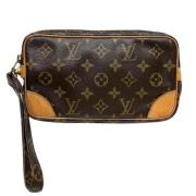 Louis Vuitton Vintage Pre-owned Tyg louis-vuitton-vskor Brown, Dam