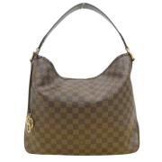 Louis Vuitton Vintage Pre-owned Tyg louis-vuitton-vskor Beige, Dam