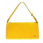 Louis Vuitton Vintage Pre-owned Tyg louis-vuitton-vskor Yellow, Dam