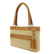 Louis Vuitton Vintage Pre-owned Canvas axelremsvskor Brown, Dam