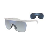 Giorgio Armani Vit Acetat Solglasögon Ar8169-5344D6 White, Herr