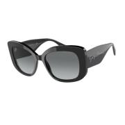 Giorgio Armani Svart Acetat Solglasögon Ar8150-500111 Black, Herr